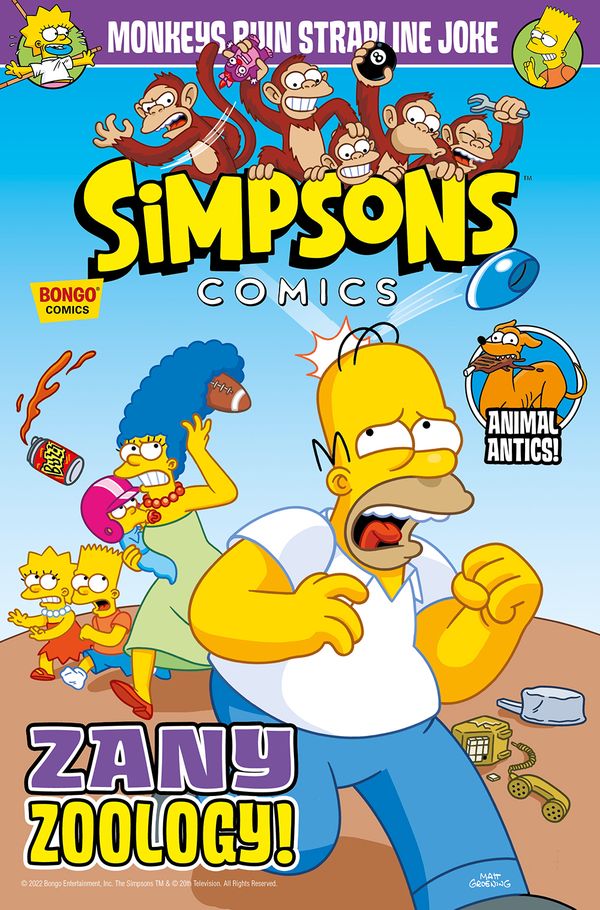 [Cover Art image for Simpsons Comics #56]