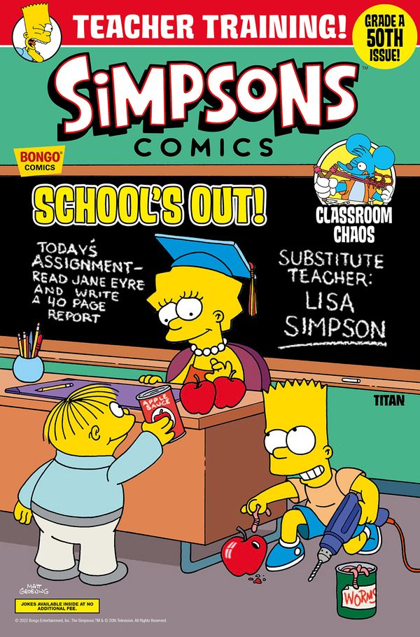 [Cover Art image for Simpsons Comics #50]
