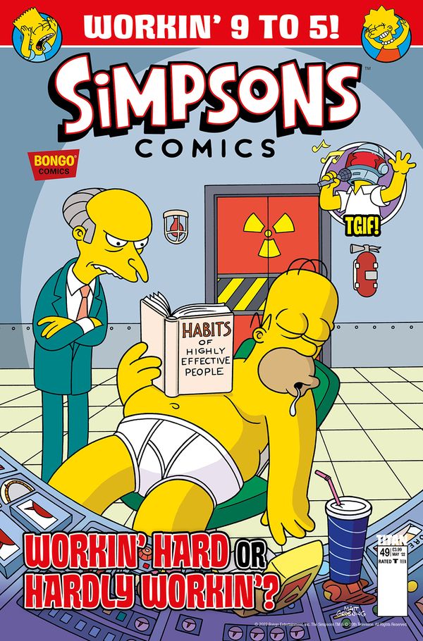 [Cover Art image for Simpsons Comics #49]