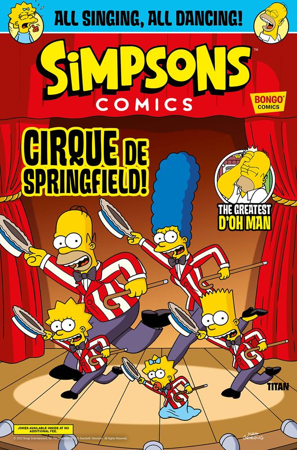 [Cover Art image for Simpsons Comics #46]