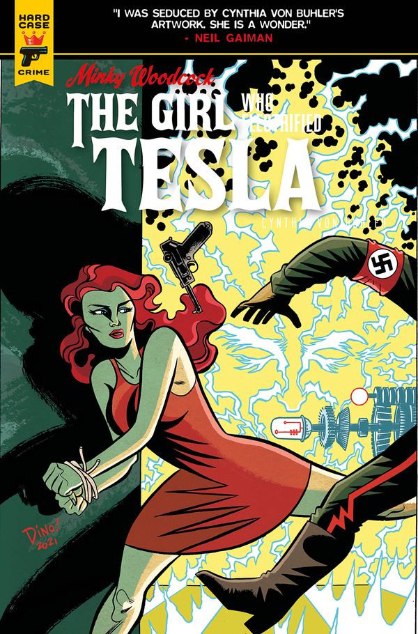 [Cover Art image for Minky Woodcock: The Girl Who Electrified Tesla]