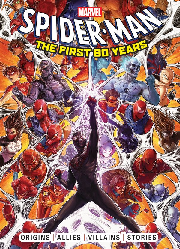[Cover Art image for Marvel's Spider-Man: The First 60 Years]