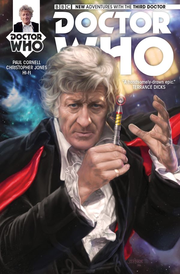 [Cover Art image for Doctor Who: The Third Doctor: The Heralds of Destruction]