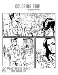 [Image for Tenth Doctor Coloring Pages]