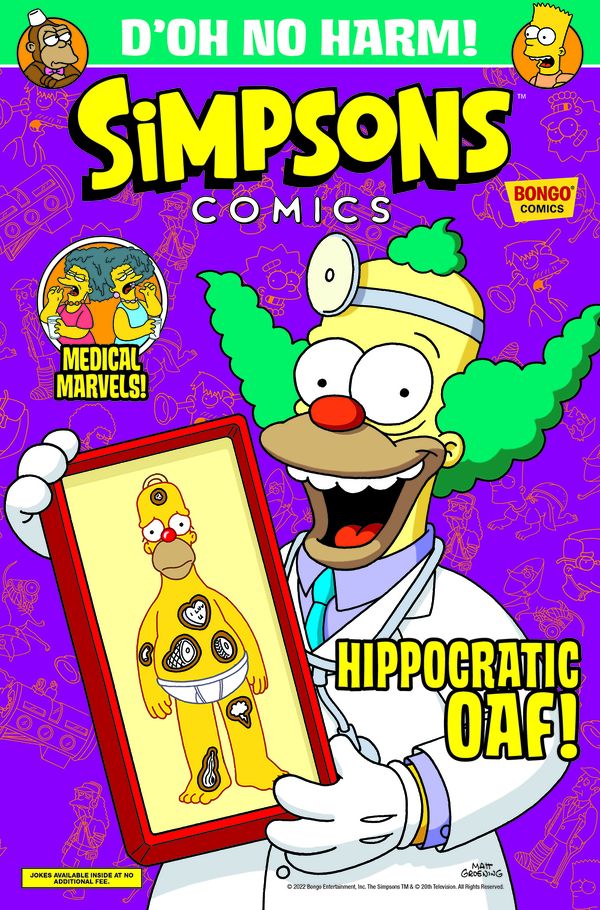 [Cover Art image for Simpsons Comics #54]