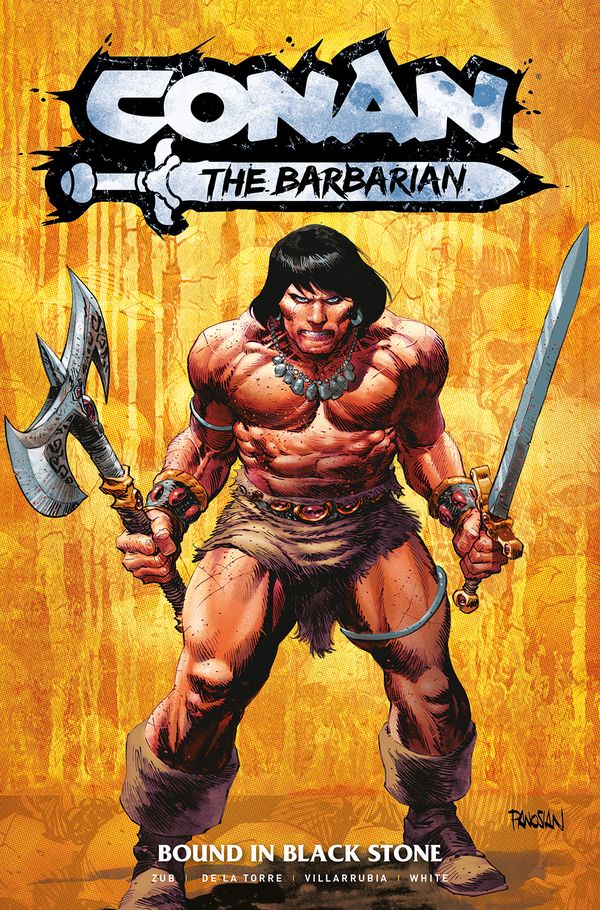 [Cover Art image for Conan the Barbarian: Bound In Black Stone Vol. 1]