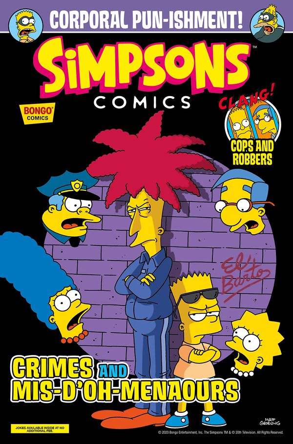 [Cover Art image for Simpsons Comics #58]